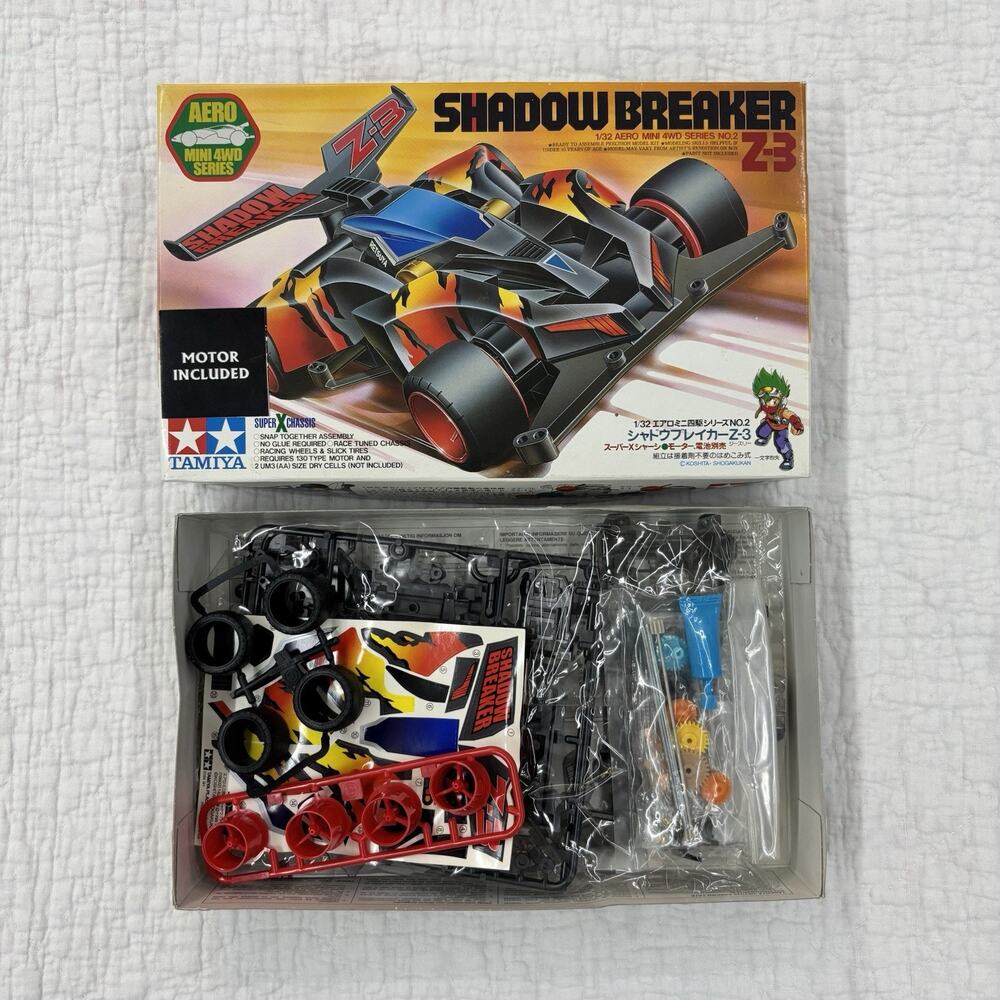 1/32 Shadow Breaker Z-3 Limited Special Black Chrome Mini 4WD Kit Japan Tamiya